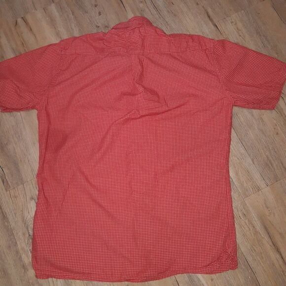 Men's Tommy Hilfiger Red Button Down Shirt Large - Picture 2 of 8